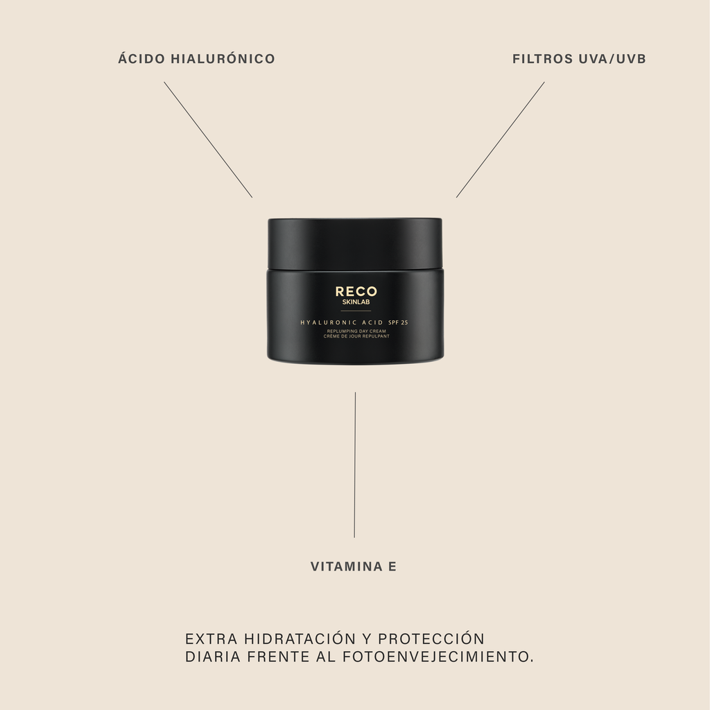 crema de día rellenadora con ácido hialurónico FPS25 50 ml