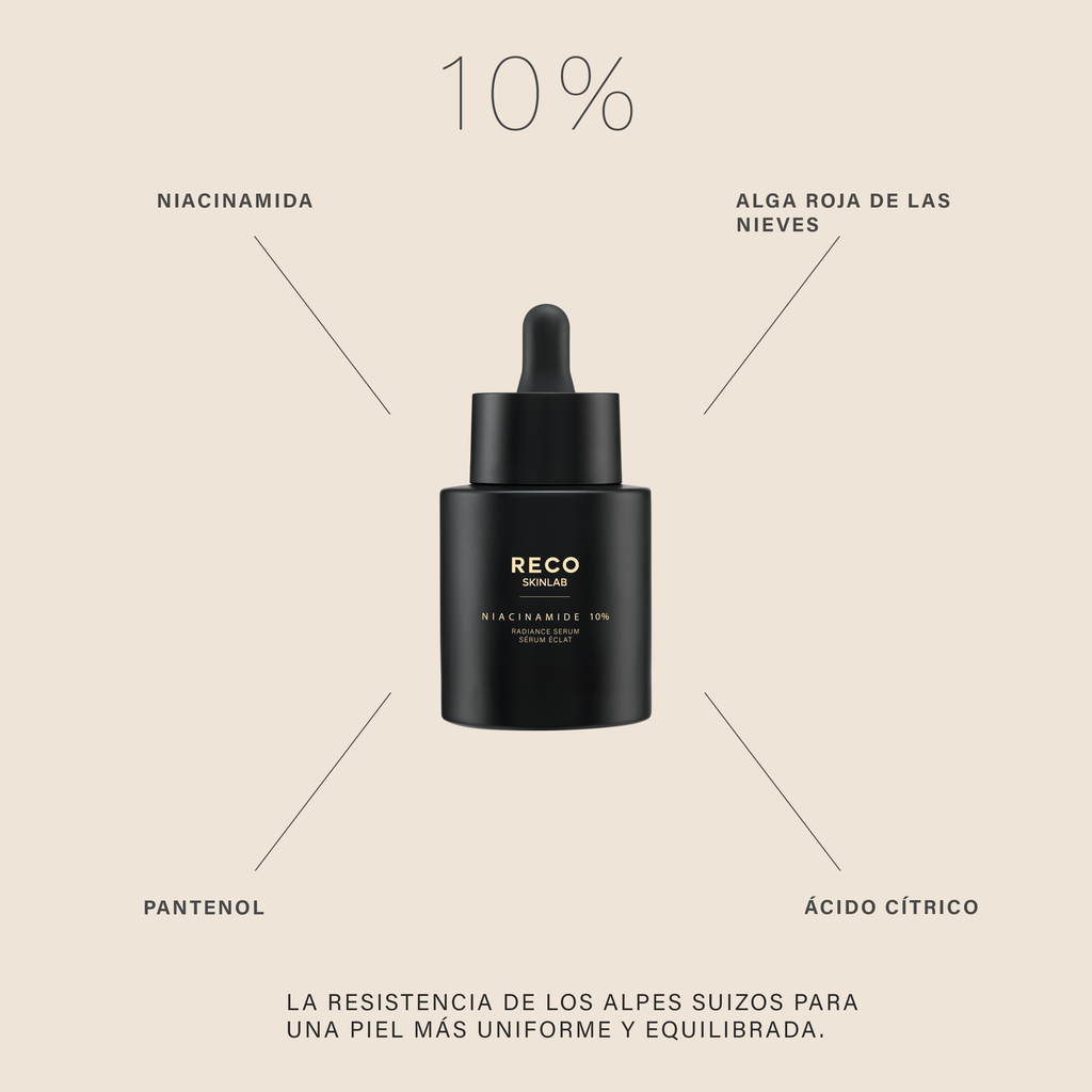 sérum iluminador de niacinamida al 10% 30 ml