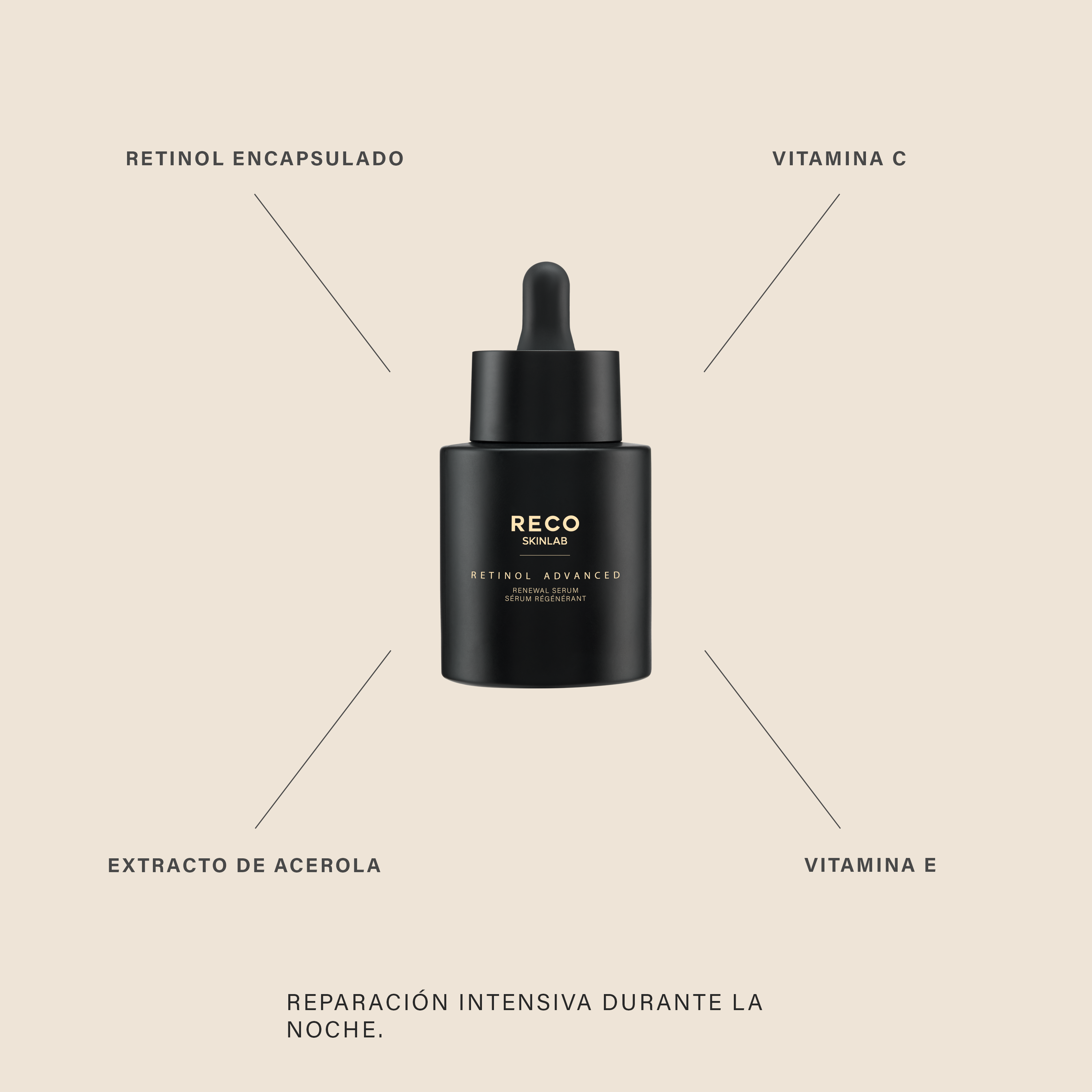 sérum renovador avanzado de retinol 30 ml